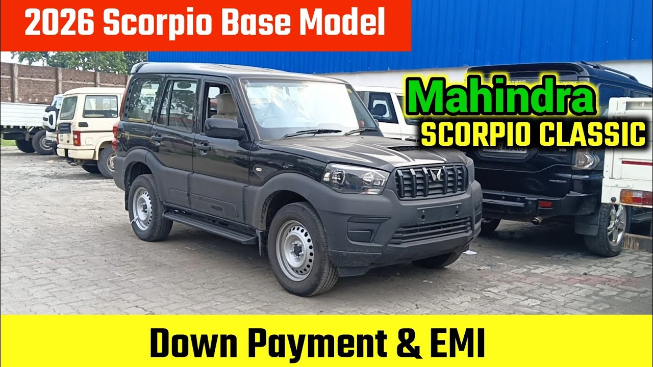  Mahindra SCORPIO CLASSIC Base Model | price down Payment and EMI 