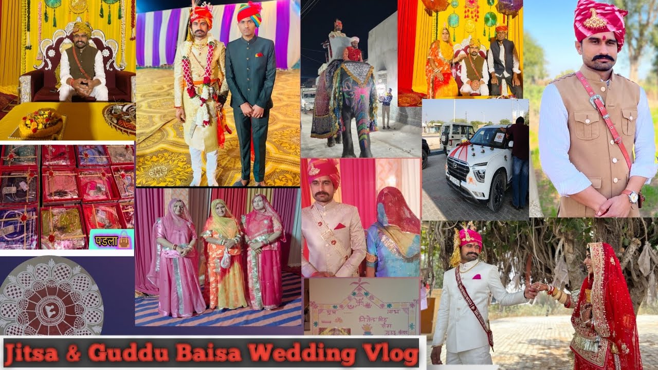 Jitsa & Guddu Baisa Wedding Vlog | Royal Rajput Wedding 💍👑 | Full Shaadi Vlog