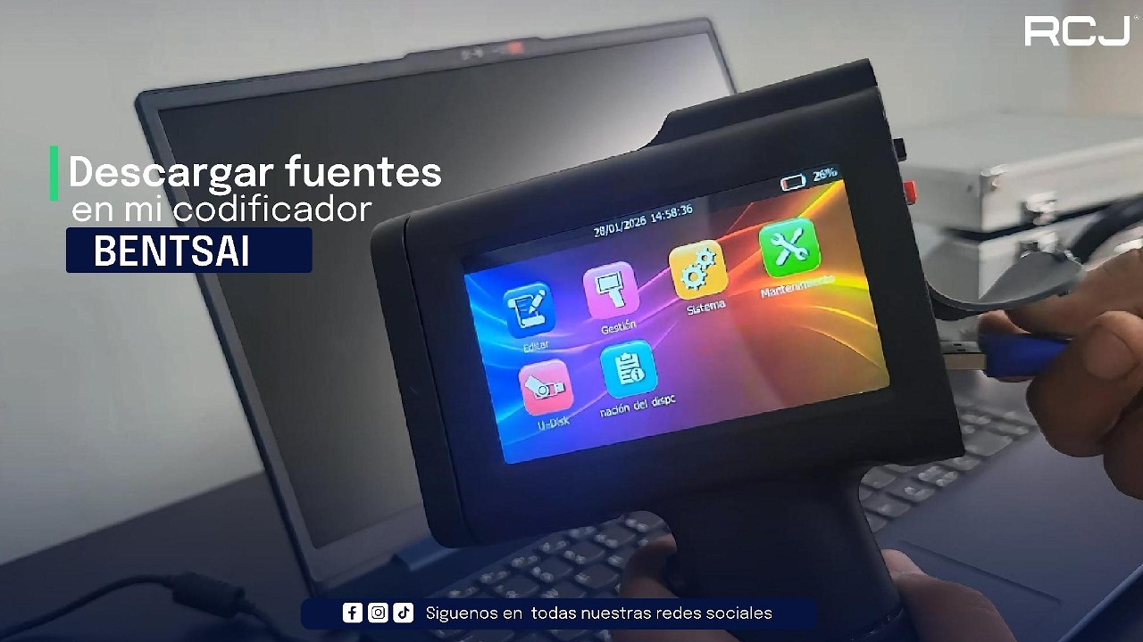 Descargar fuentes en el codificador Bentsai
