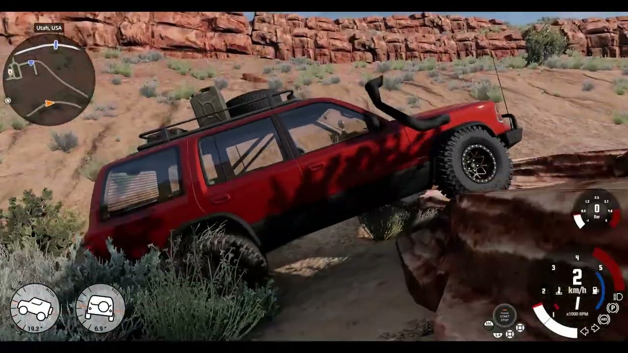 Epic Off-Road Adventure in Utah’s Desert - BeamNG Drive