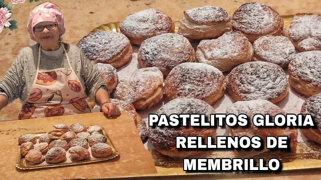 PASTELITOS GLORIA RELLENOS DE MEMBRILLO,Están DELICIOSOS.María la pastelera - Recetas paso a paso.