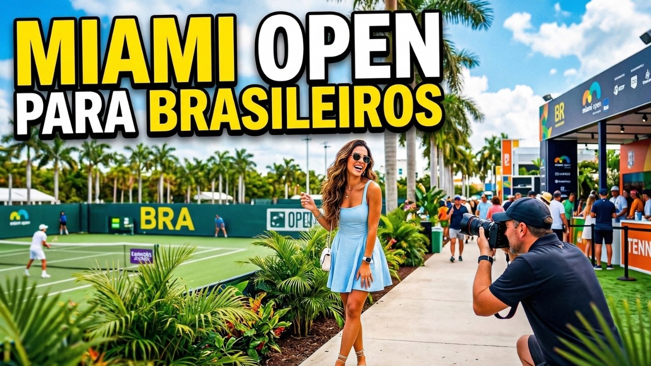 Miami Open para Brasileiros 🇧🇷 | O que fazer al&eacute;m dos jogos? 🎾