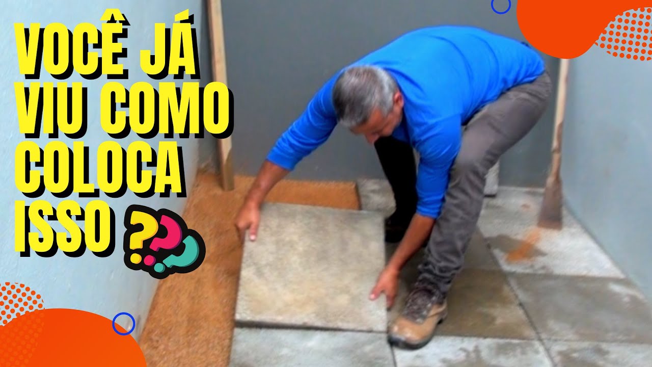 COMO COLOCAR PISO DRENANTE