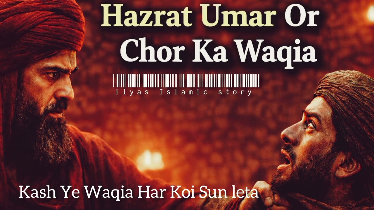Hazrat Umar Or Chora Ka Waqia| Kash Ye waqia Har Koi Sun leta| ilyas Islamic story 