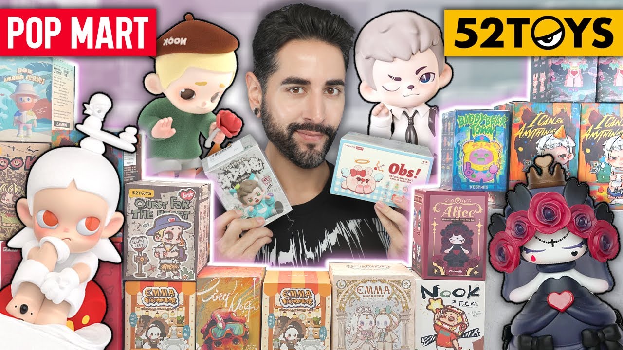 RANDOM BLIND BOX UNBOXING! POP MART, TNT SPACE, FINDING UNICORN 💜 Skull Panda, ZSIGA, RAYAN & MORE!