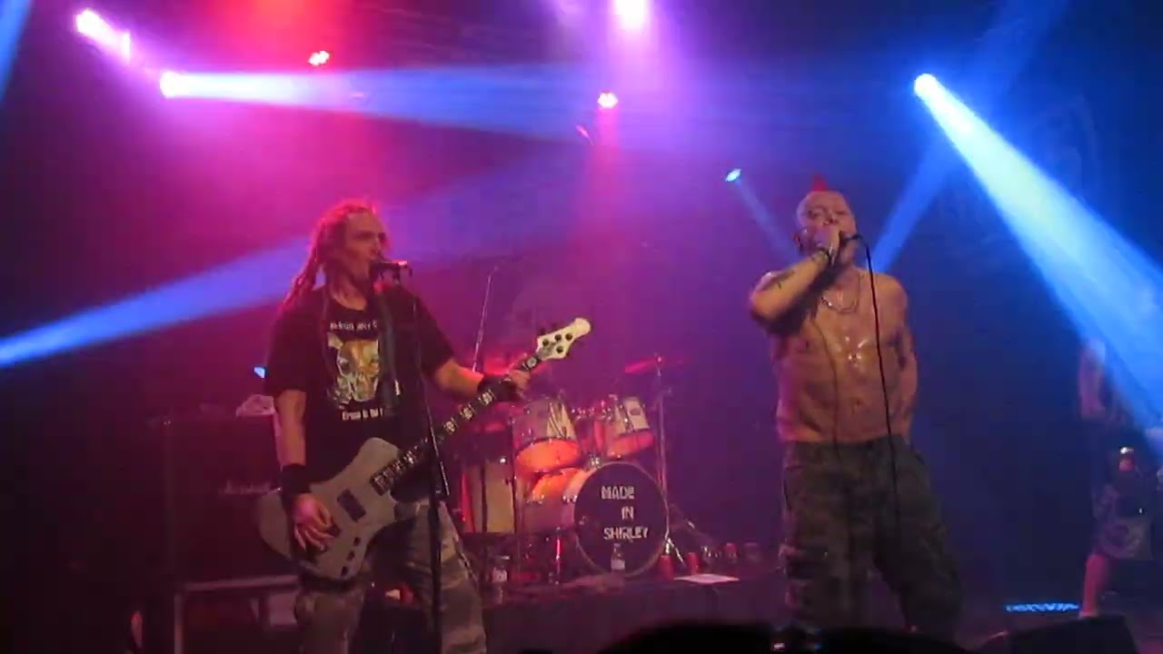 The Exploited at the 1865 F..k the USA punk Menace, AFU, Guitar Gangsters