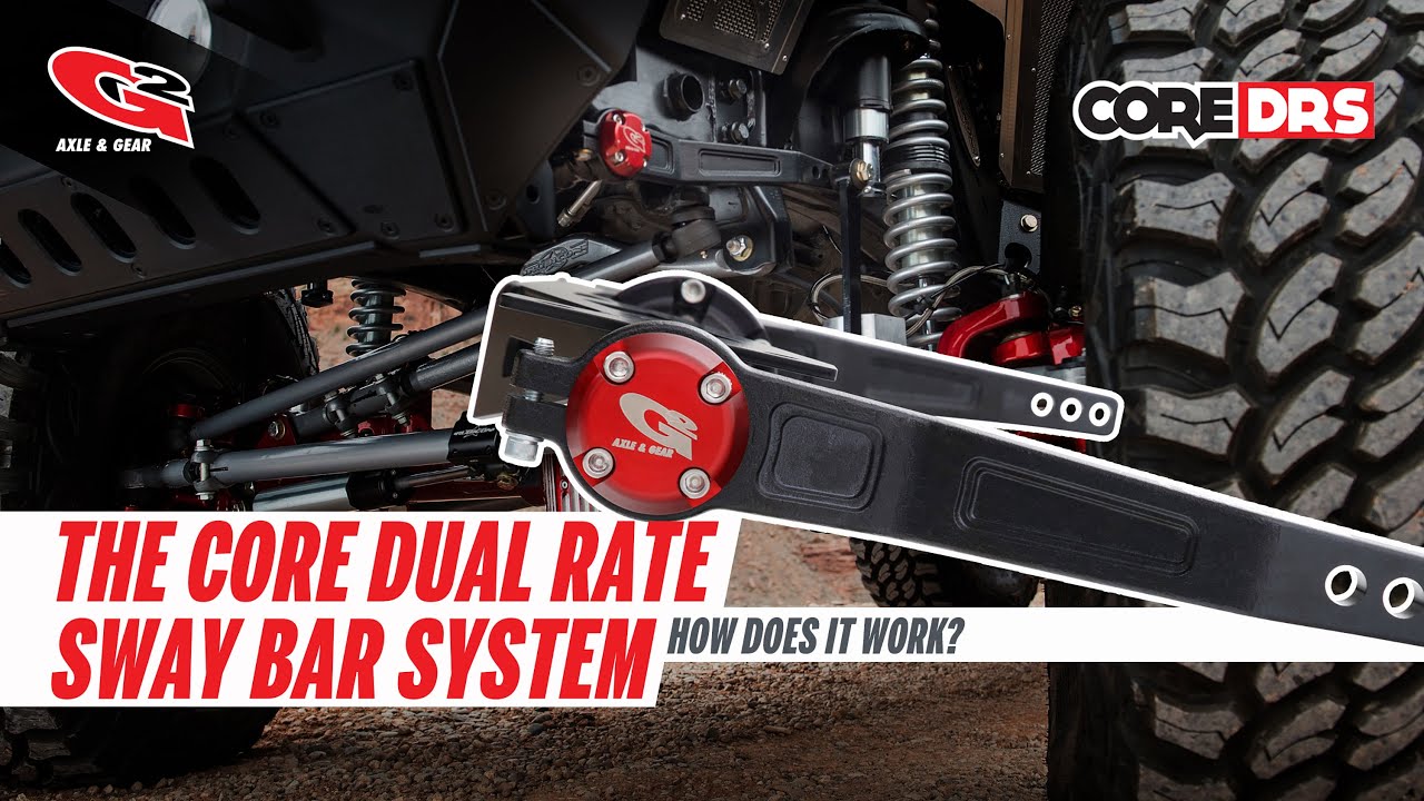 CORE-DRS: G2 Axle & Gear Dual Rate Sway Bar System