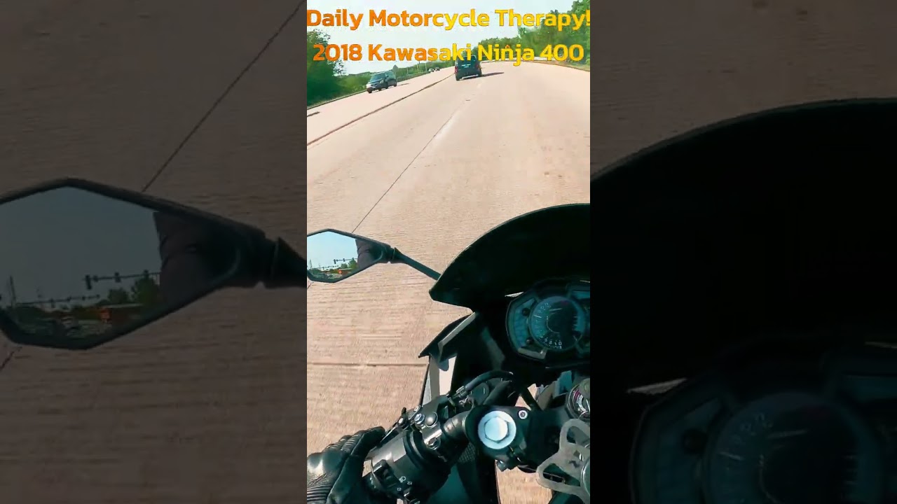 Motorcycle Stress Relief | 2018 Kawasaki Ninja 400 #motorcycle #stressrelief #relaxingmusic
