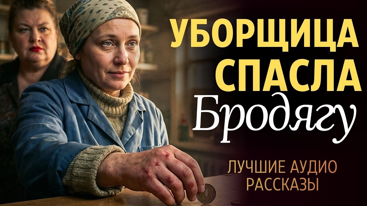 Бродяге не хватило 4 рубля. Уборщица помогла ему и обрела свое счастье. Рассказ трогает до слёз