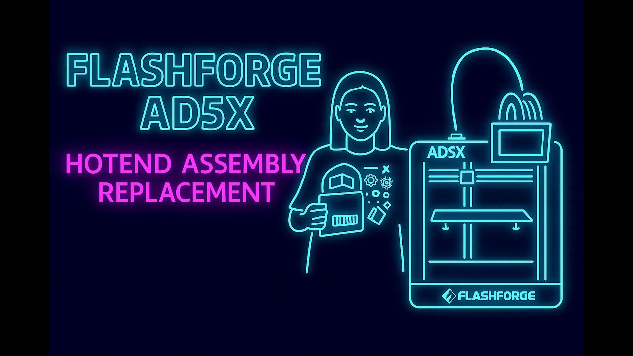 Ремонт нагревательного элемента хотэнда FlashForge AD5X | Быстрое решение за 10 минут + Отличная ...