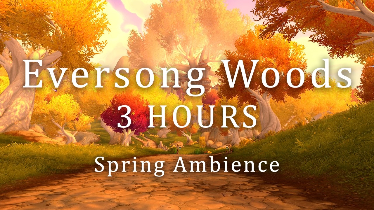 Eversong Woods | WoW Midnight Ambience & Music for Sleep & Study | 3 Hours | No Mid-roll Ads