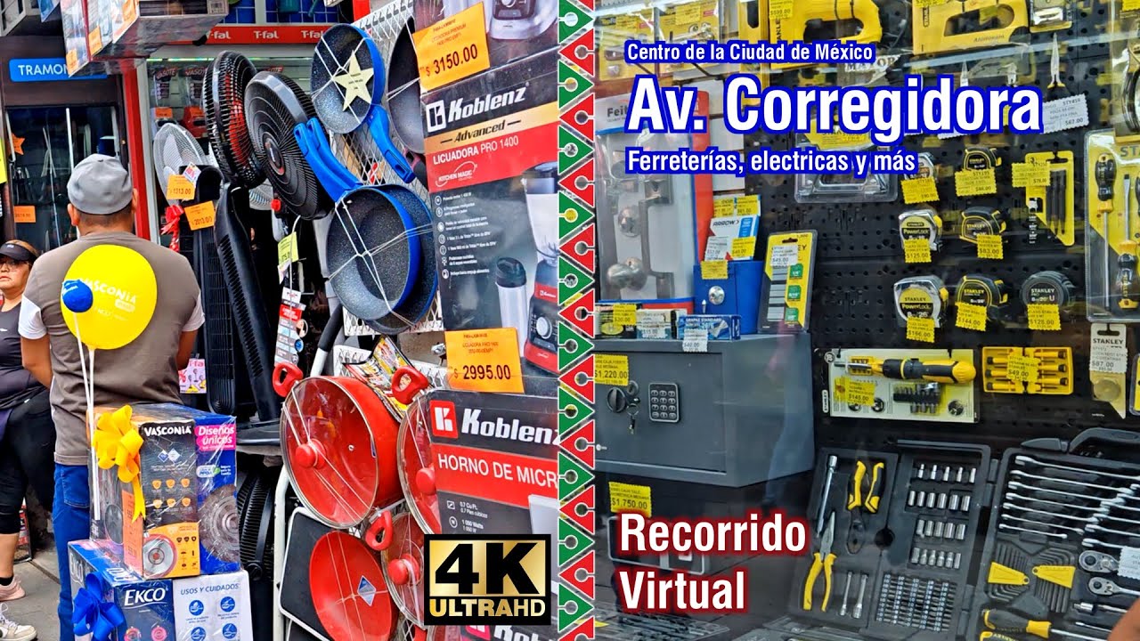Recorrido por Ferreter&iacute;as de Avenida Corregidora, Centro de Ciudad de Mexico #walk #cdmx