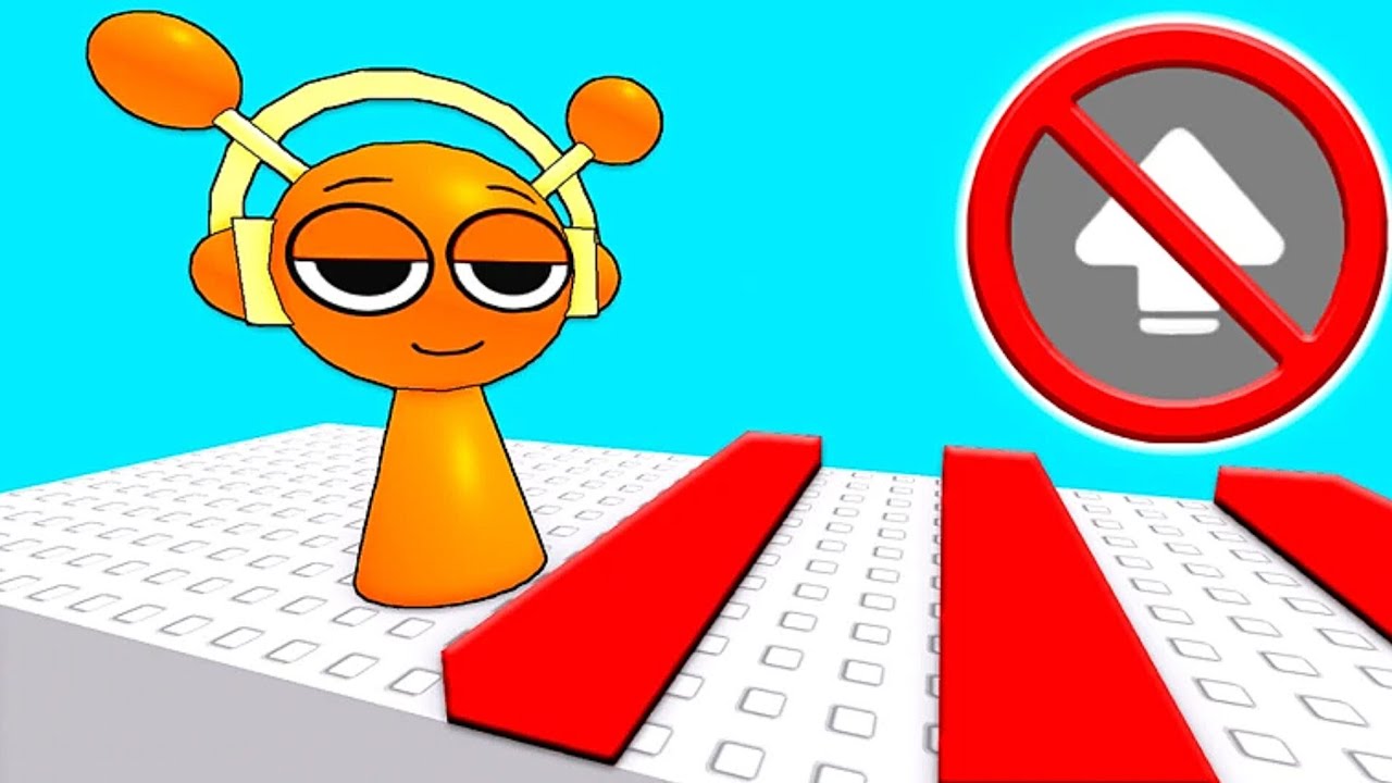 Sprunki Oren Plays Obby But You Can't Jump | ROBLOX | Incredibox Sprunki