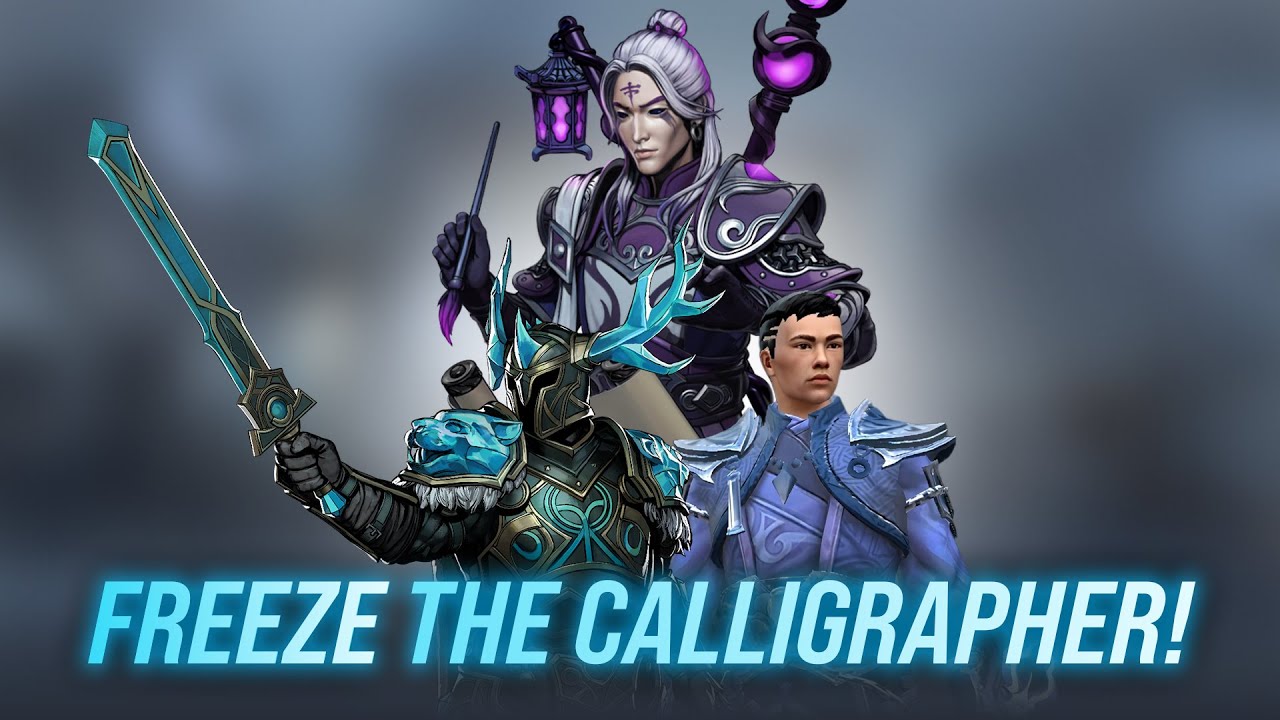 Calligrapher Can't Handle the Cold! ❄️ Ice Sets Dominate! - Shadow Fight 3