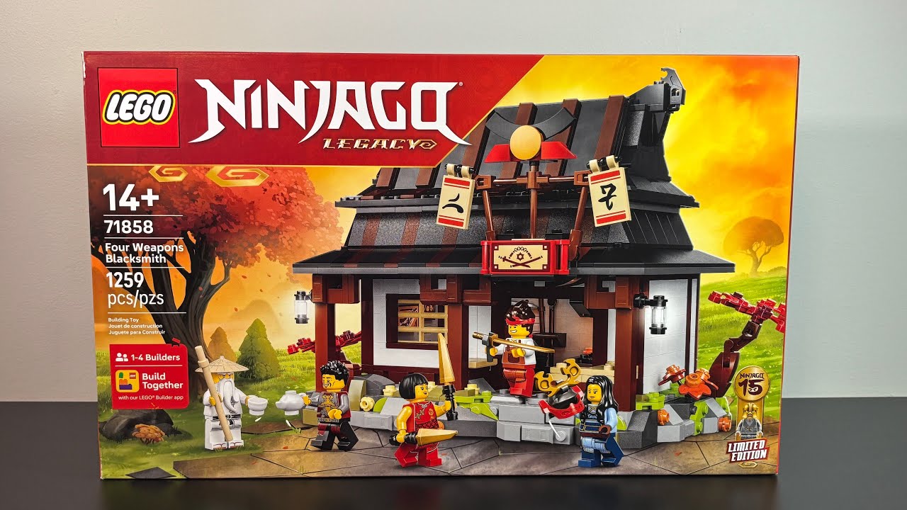 Лучший набор Ninjago 2026 года?… Обзор набора «Четыре вида оружия: Кузнец» к 15-летию серии! Набо...