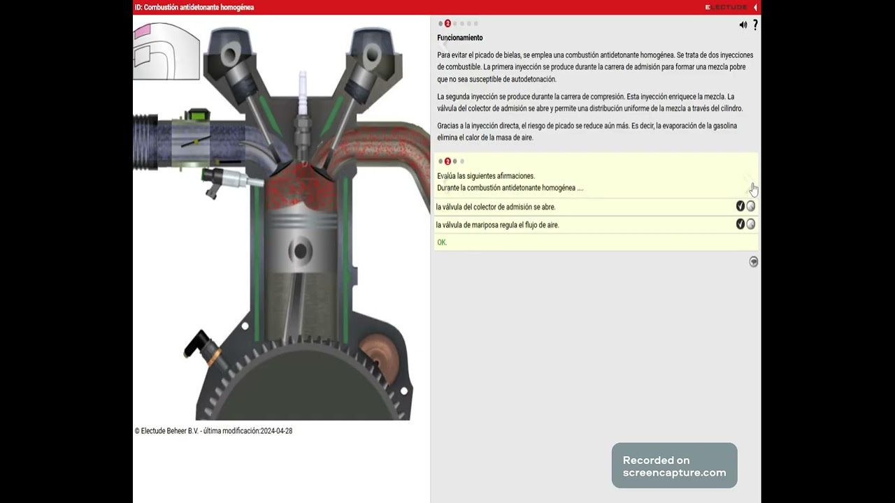 ELECTUDE   ID Combustion anti detonante homogenea Parte 1