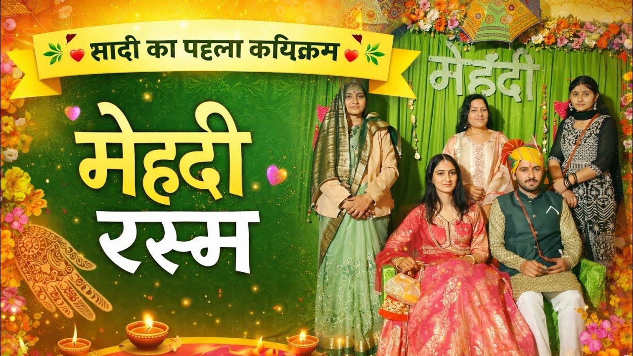रातीजोगा मेहंदी और डांस प्रोग्राम 💃💃आज हम आए किसकी शादी में 🥰💕