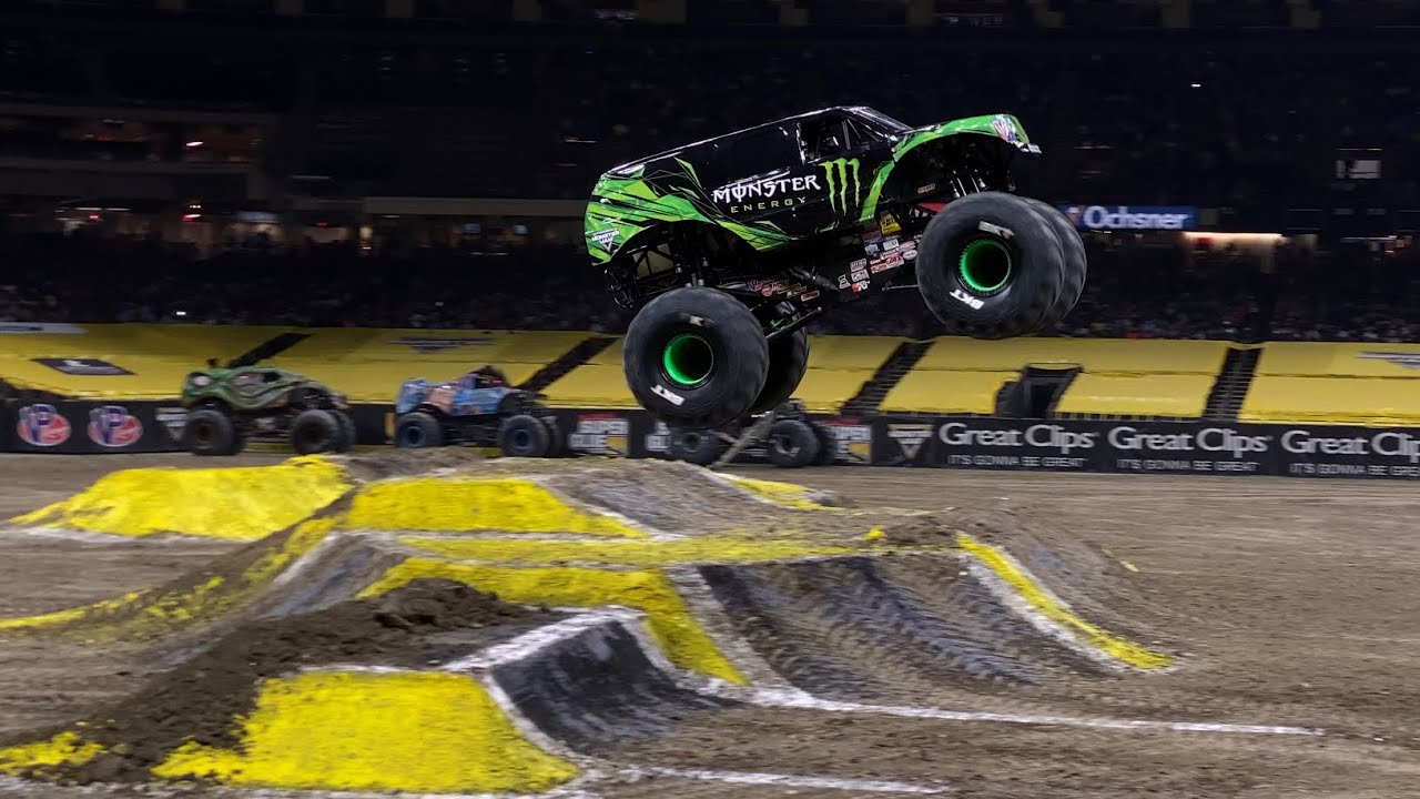 Monster Jam New Orleans 2021 Monster Energy (Todd LeDuc) Freestyle 07/31/21
