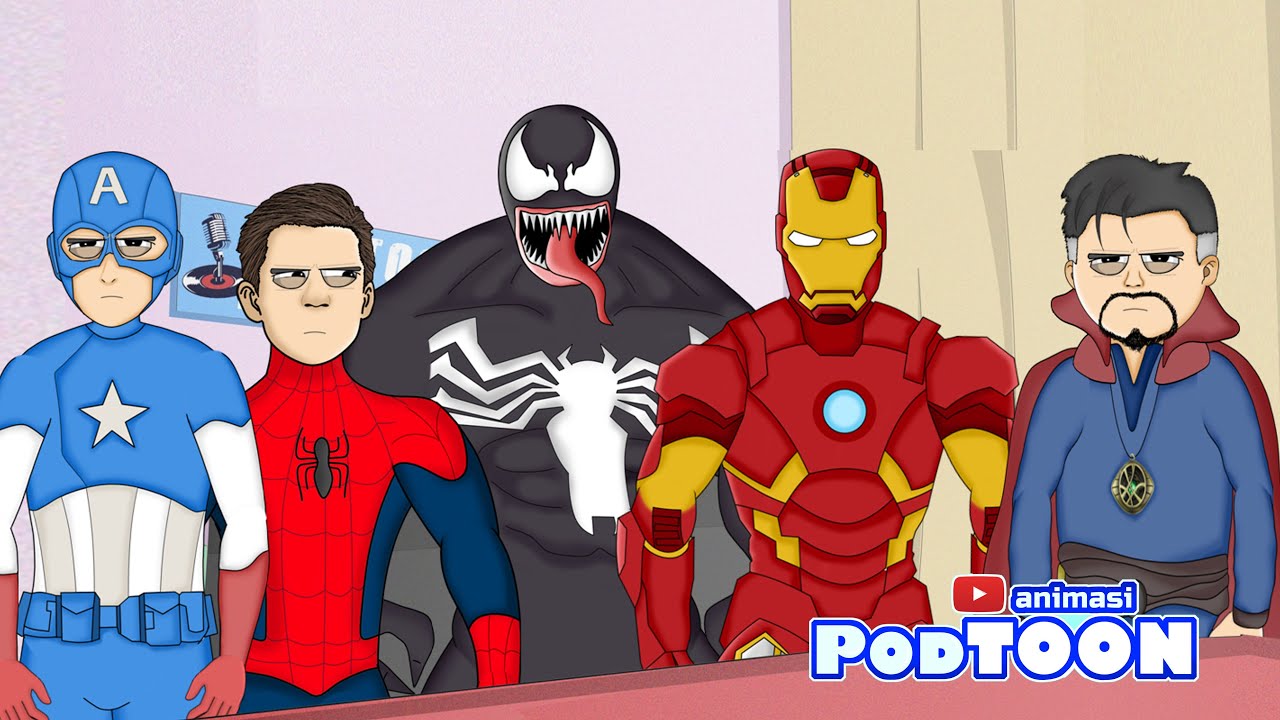 KOMPILASI SUPERHERO MARVEL ( Parodi Podcast )