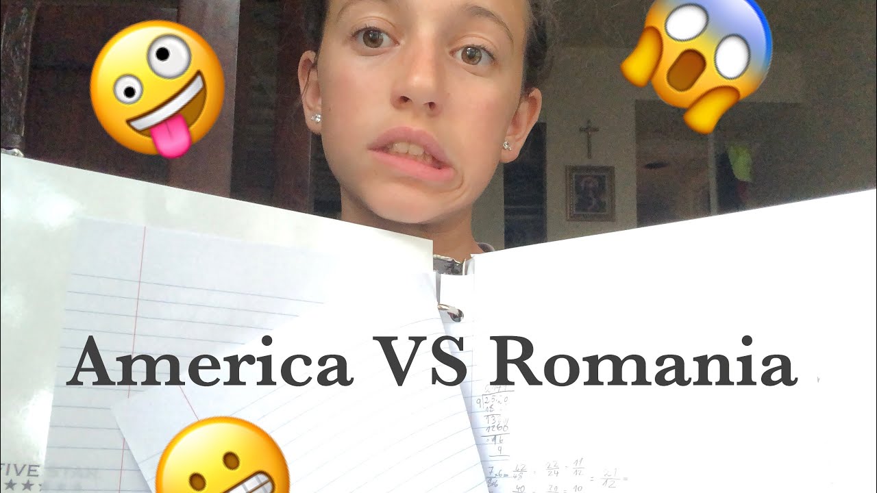 Scoala Românească VS Școala Americană😱💗