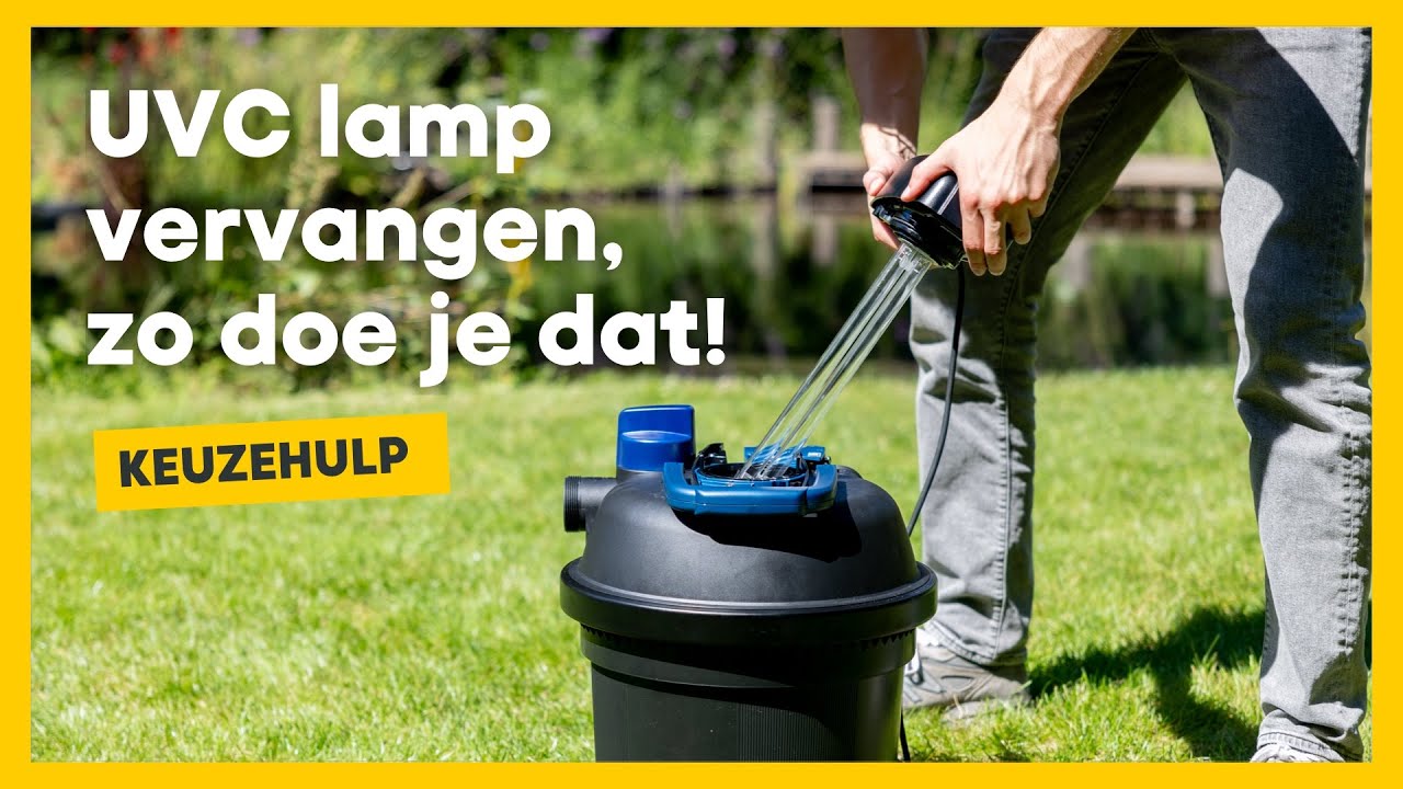 UV-C lamp vervangen in je vijverfilter: zo doe je dat zelf in 6 stappen!