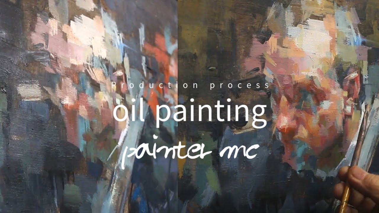 oil painting,tutorial,canvas,drawing (tuning)