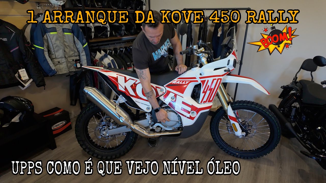 KOVE 450 RALLY 1 PARTIDA MOTOR/PAINEL INSTRUMENTOS