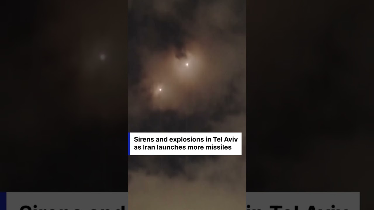 WATCH: Midnight Interceptions Over Tel Aviv as Iran Strikes Back | DWS News | AH1C