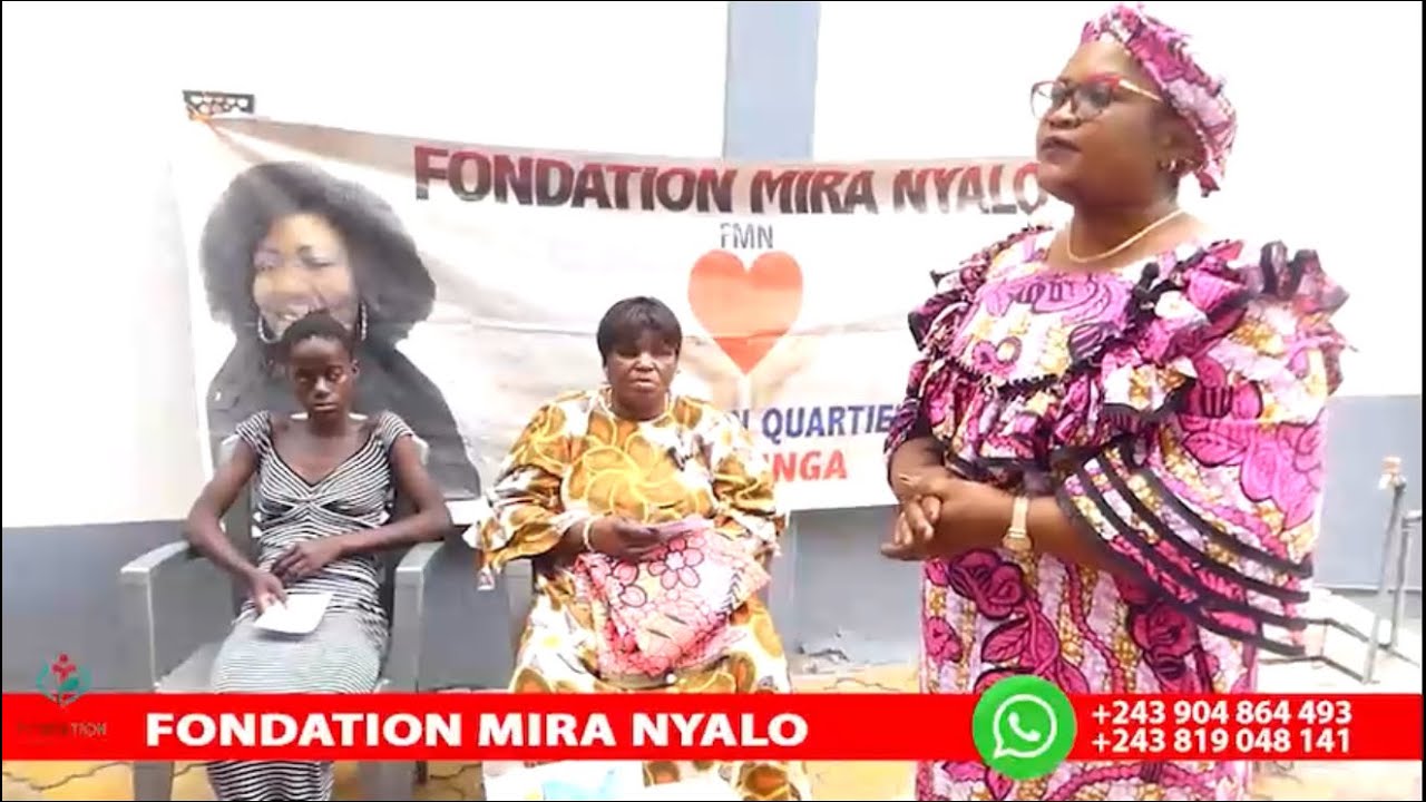 Fondation Mira Nyalo visited a blind woman ❤️