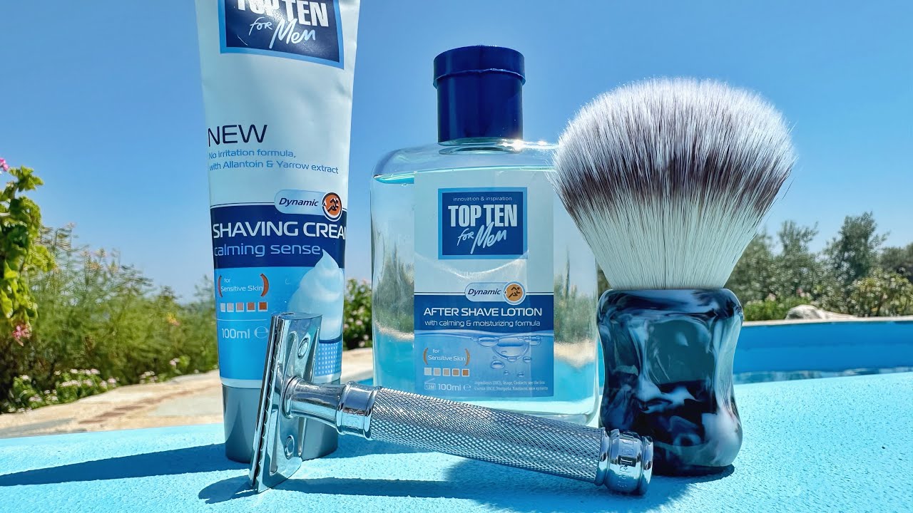 💈Edwin Jagger DE89💈Top Ten For Men Shaving Cream & ASL💈DS Cosmetic Brush S