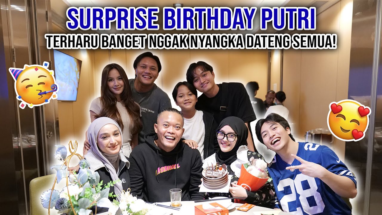 DIBIKIN NANGIS TERHARU SAMA KELUARGA DI HARI ULANG TAHUN PUTRI!