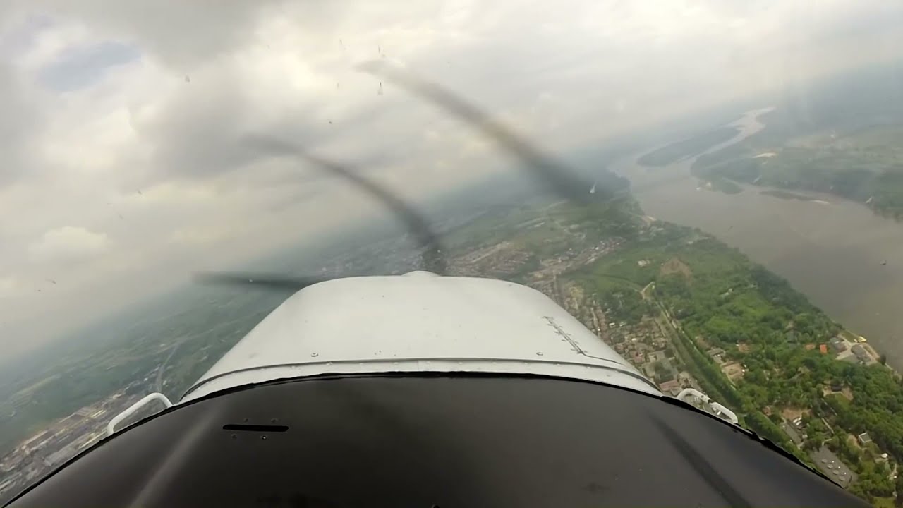 CESSNA 152 HD VFR FLIGHT OVER POLAND | EPMO TO EPMO VIA PLOCK REAL FLIGHT CAPTURED VIDEO CLIP