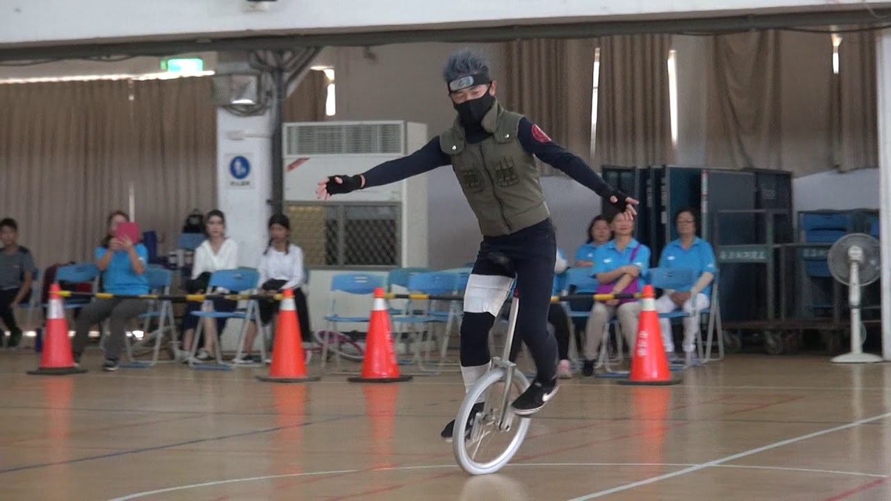108 11 9獨輪車全國賽公開男單第一名 仁德醫專佳穎