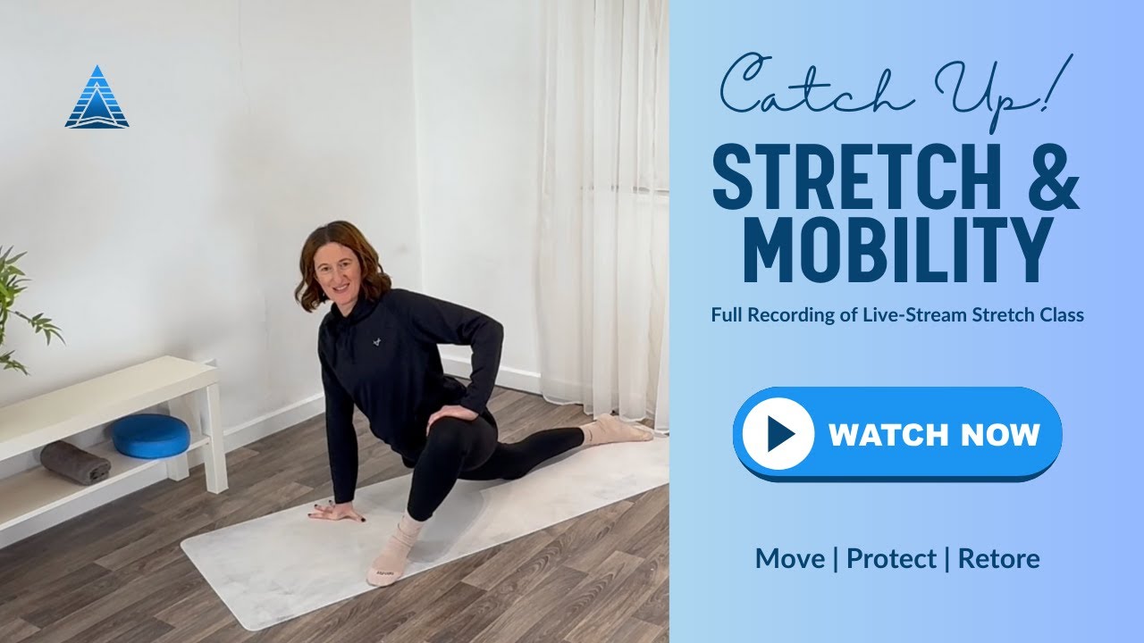Stretch & Mobility | Live Class Recording with Sally | Standing Flow + Effective Variations