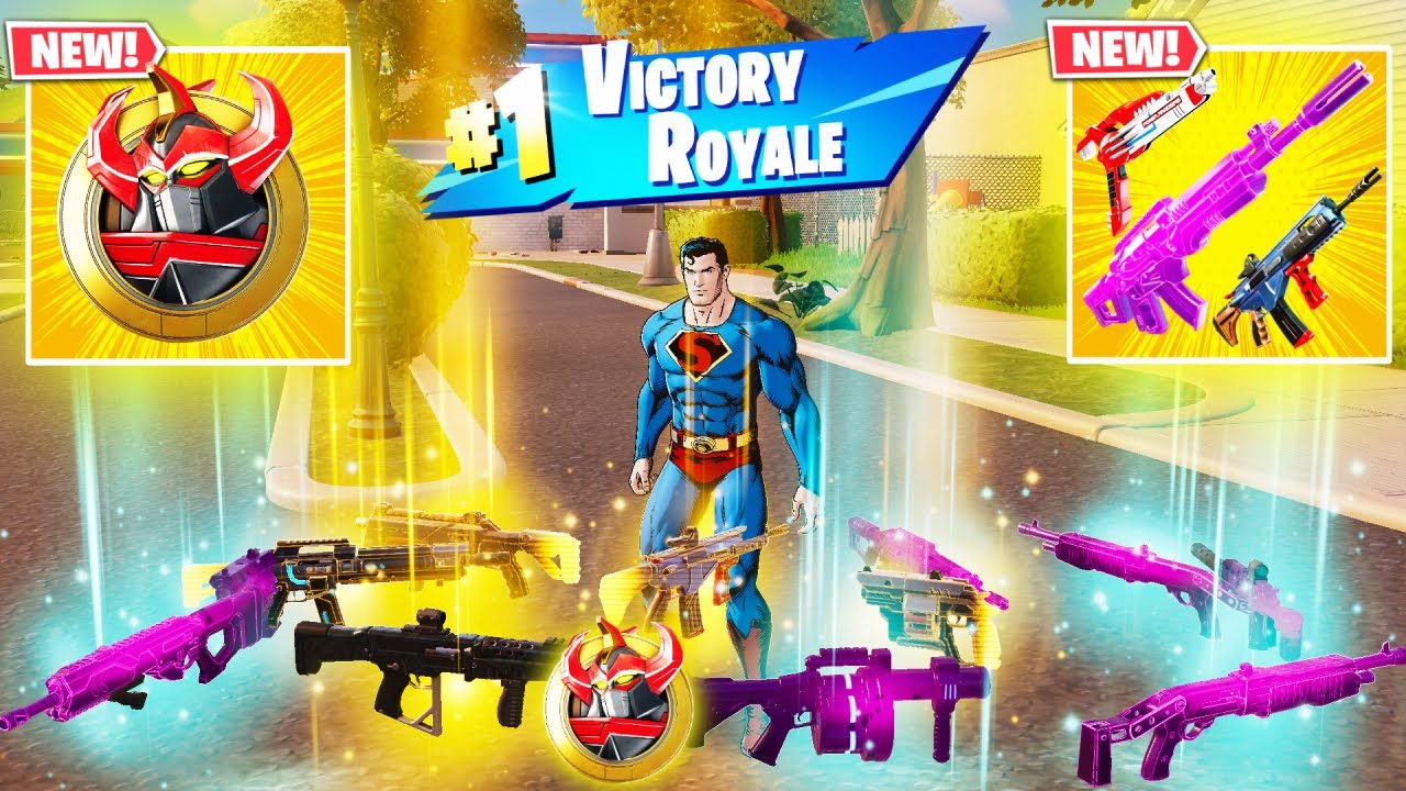 SUPERMAN vs NEW 3 MEDALLIONS & WEAPONS MYTHIC’S CHALLENGE NEW! (FORTNITE CHAPTER 6 SEASON 4)