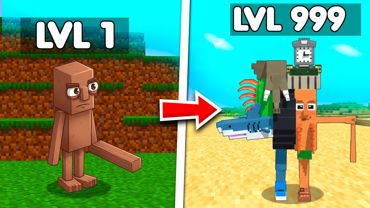 Evolui até Virar o Melhor Brainrot do Minecraft!
