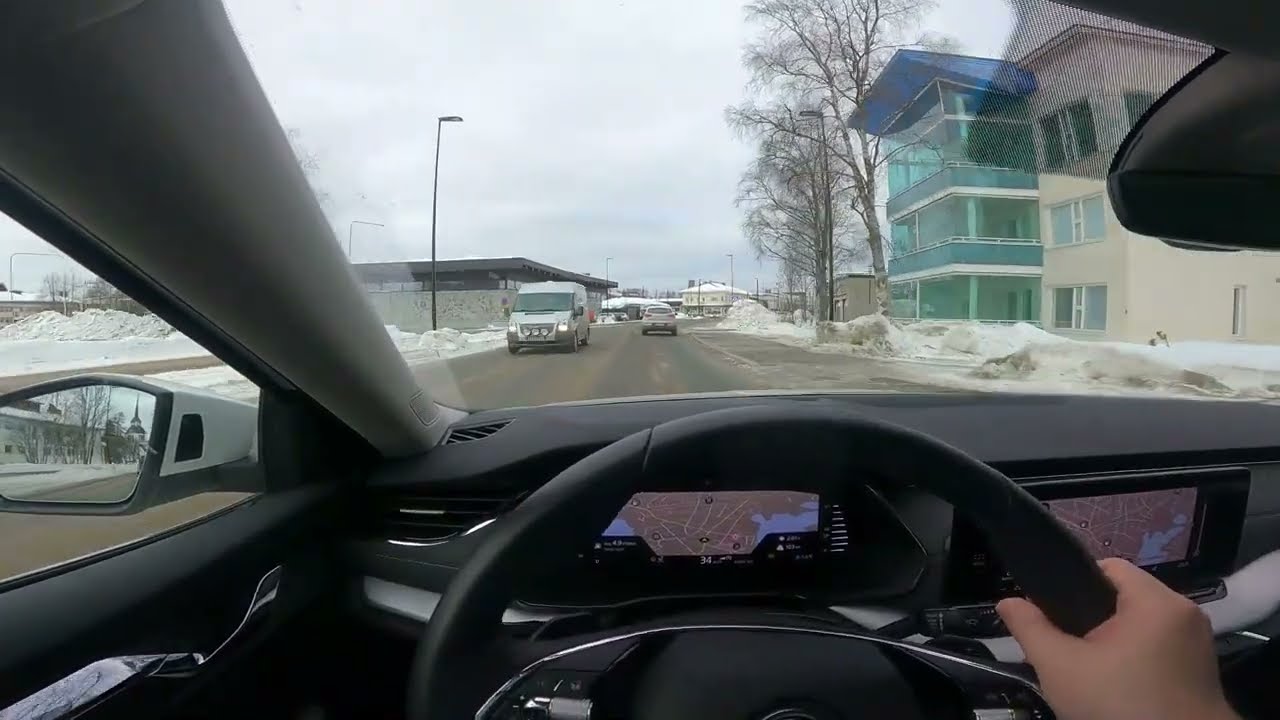 The co-drivers view: Kuusamo Tolpanniemi