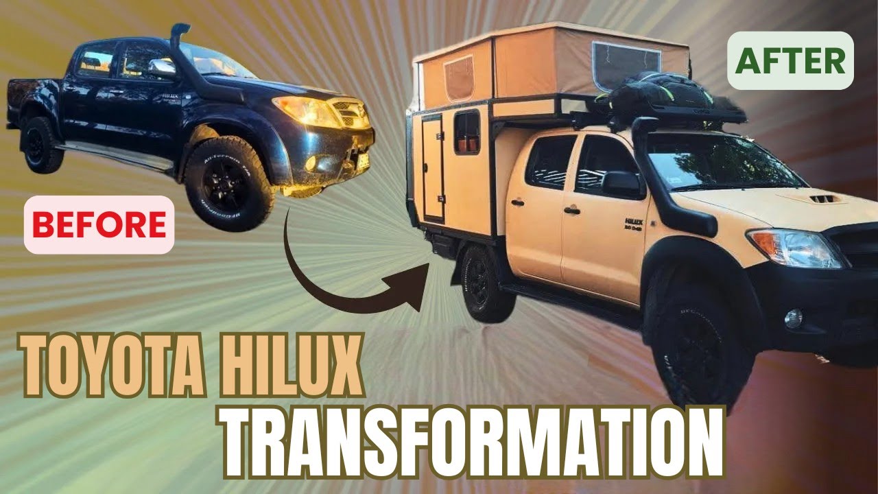 How we created the expedition pickup truck |Toyota Hilux | Modifications & Incredible transformation