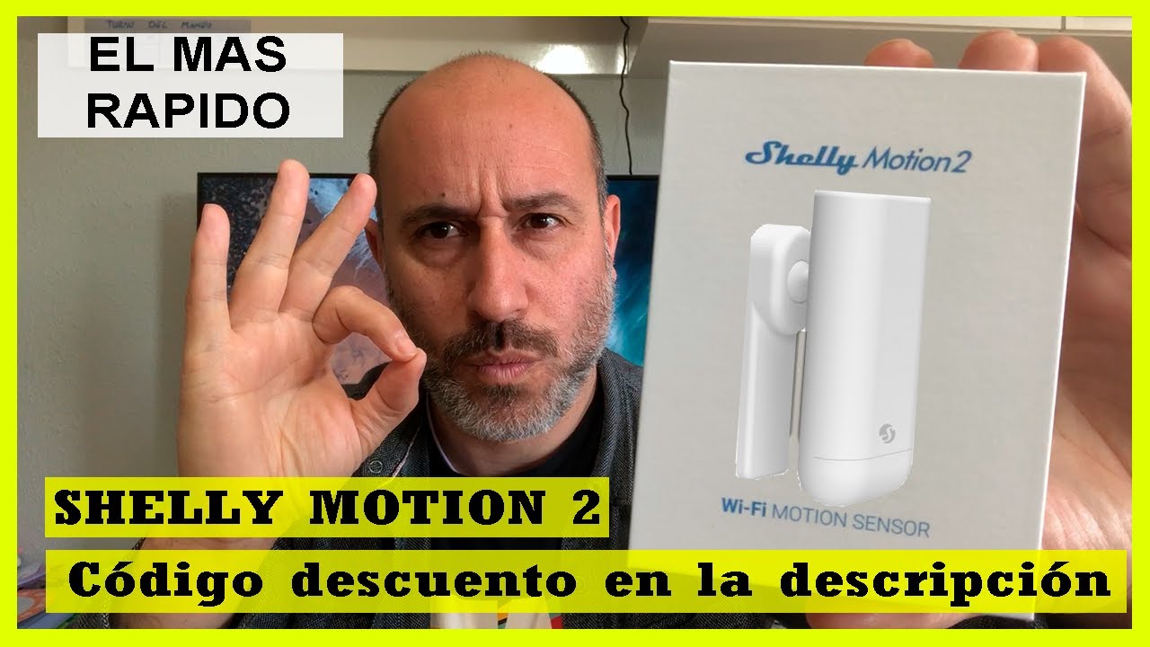 😍 Shelly Motion 2 😍 Sensor de movimiento definitivo. Código descuento en la descripción.