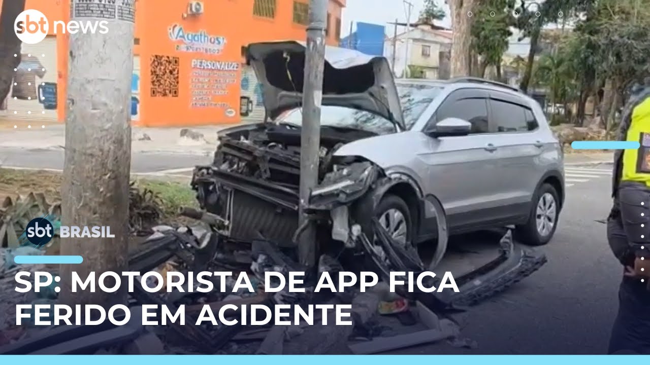 Motorista &eacute; agredido ap&oacute;s grave acidente na zona norte de S&atilde;o Paulo | #SBTBrasil
