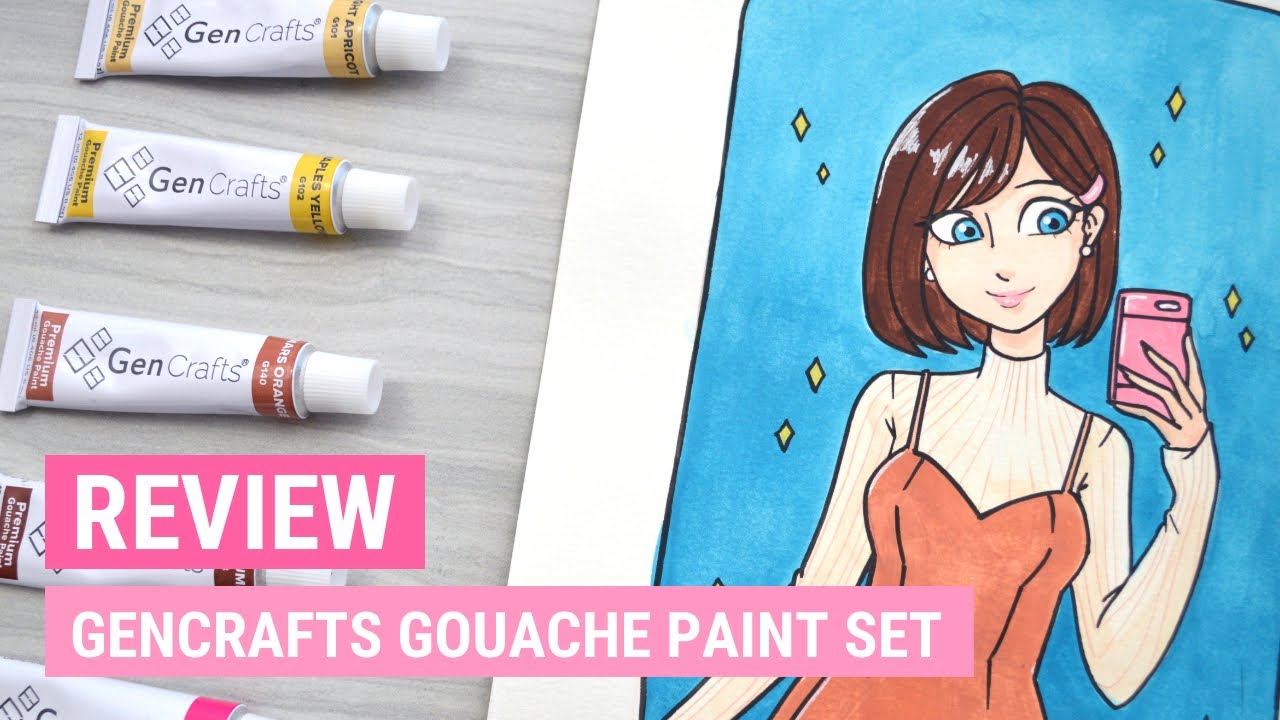 GenCrafts Gouache Tubes (Set of 50) | Art Product Review | iiKiui