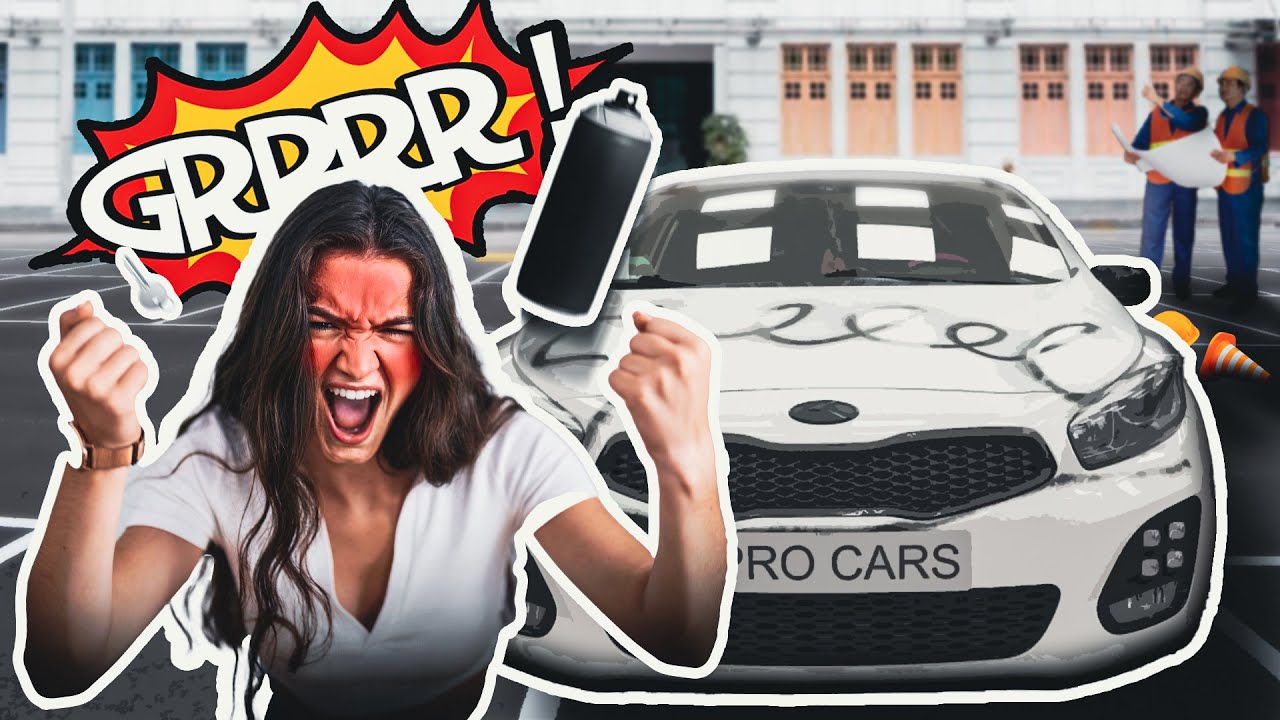 VANDALISMO en COCHE con SPRAY y RAYAS