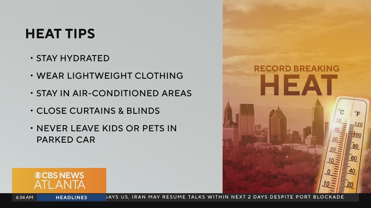 Georgia preps for record breaking heat: 90-degree temperatures on the way