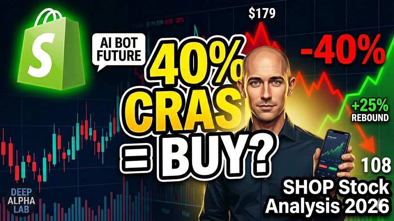 Shopify Stock: Massive 40% Crash Is A Generational Buying Opportunity! (SHOP Analysis)