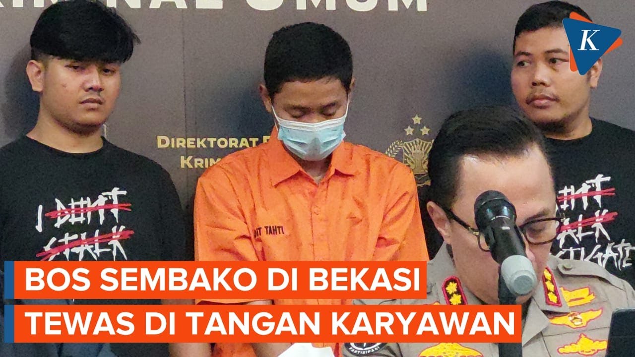Emosi Dilarang Utang, Karyawan Toko Sembako di Bekasi Bunuh Bos Sendiri