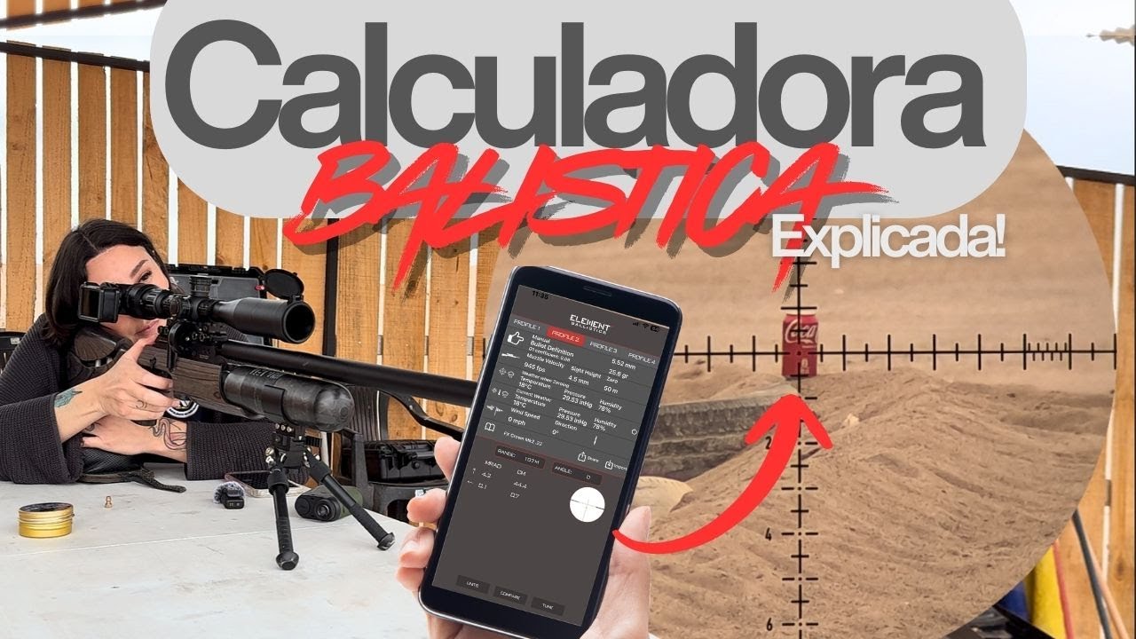 CALCULADORA BALISTICA PASO A PASO! Explicación Práctica