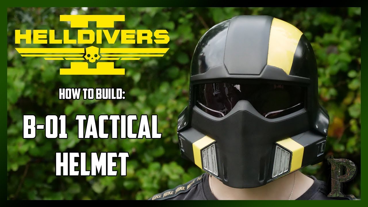Учимся на каждой возможной ошибке! | Сборка тактического шлема B-01 из Helldivers 2