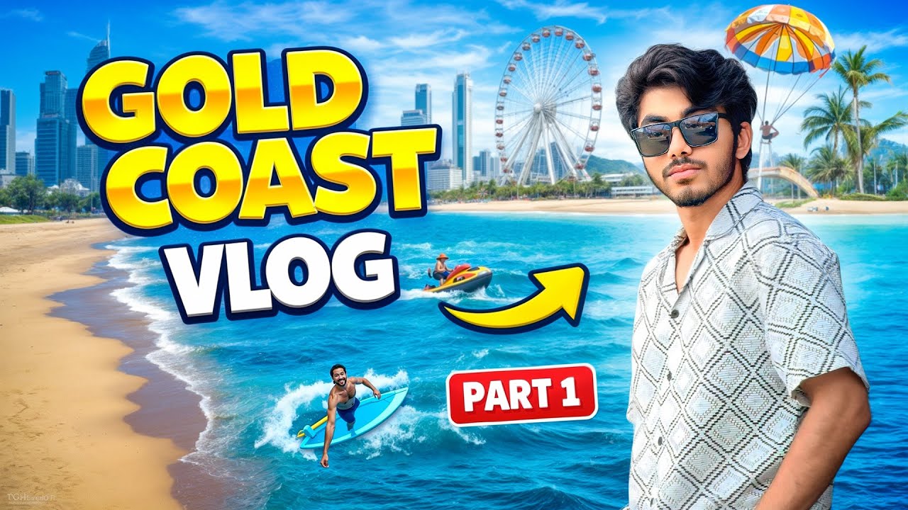 Gold Coast Trip Vlog 🇦🇺 | Melbourne to Gold Coast | Surfers Paradise & Nightlife | Part 1