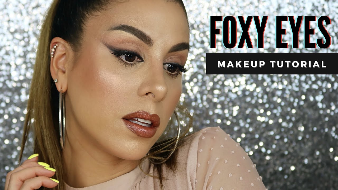 FOXY EYES  PASO A PASO 🦊  Trucos solo con maquillaje!