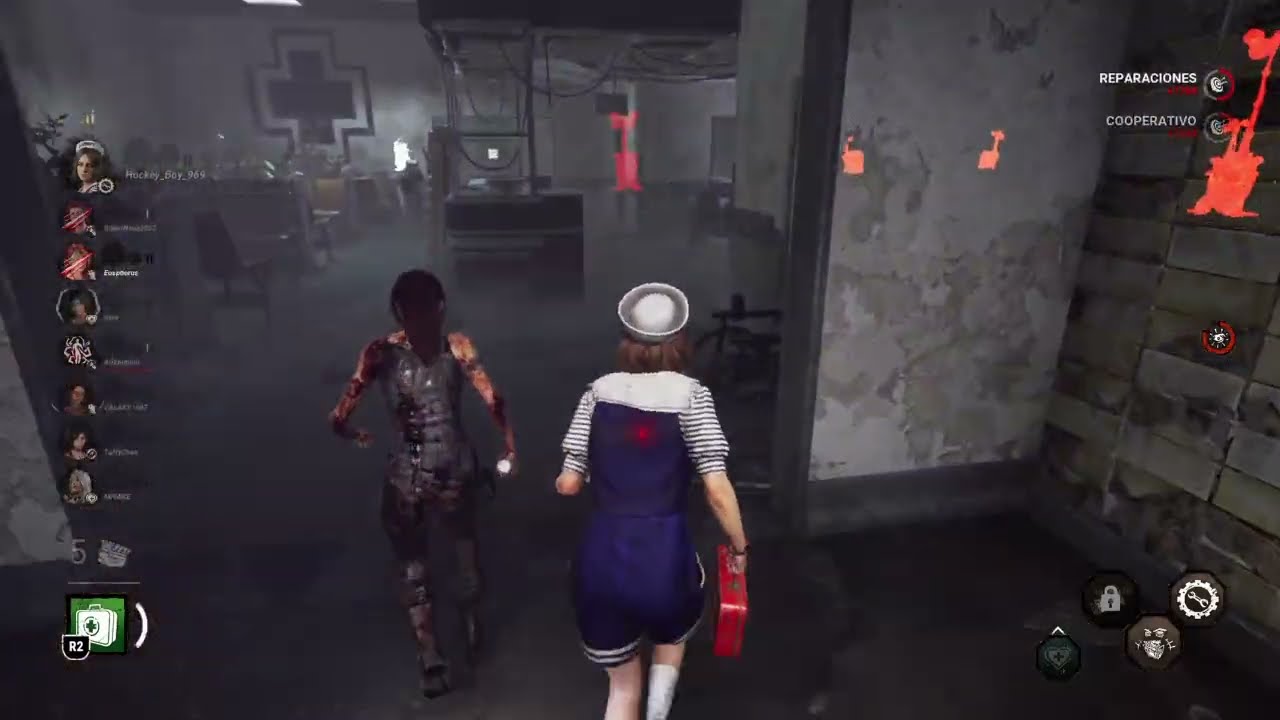 Dead by Daylight 2 vs 8 Robin Bucley y la Cazadora Golpeadora 